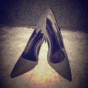 Calvin Klein Gray Pumps